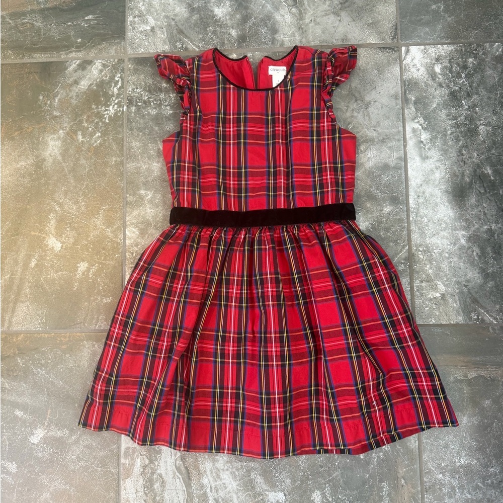 Crewcuts Red and Blue Plaid Dress